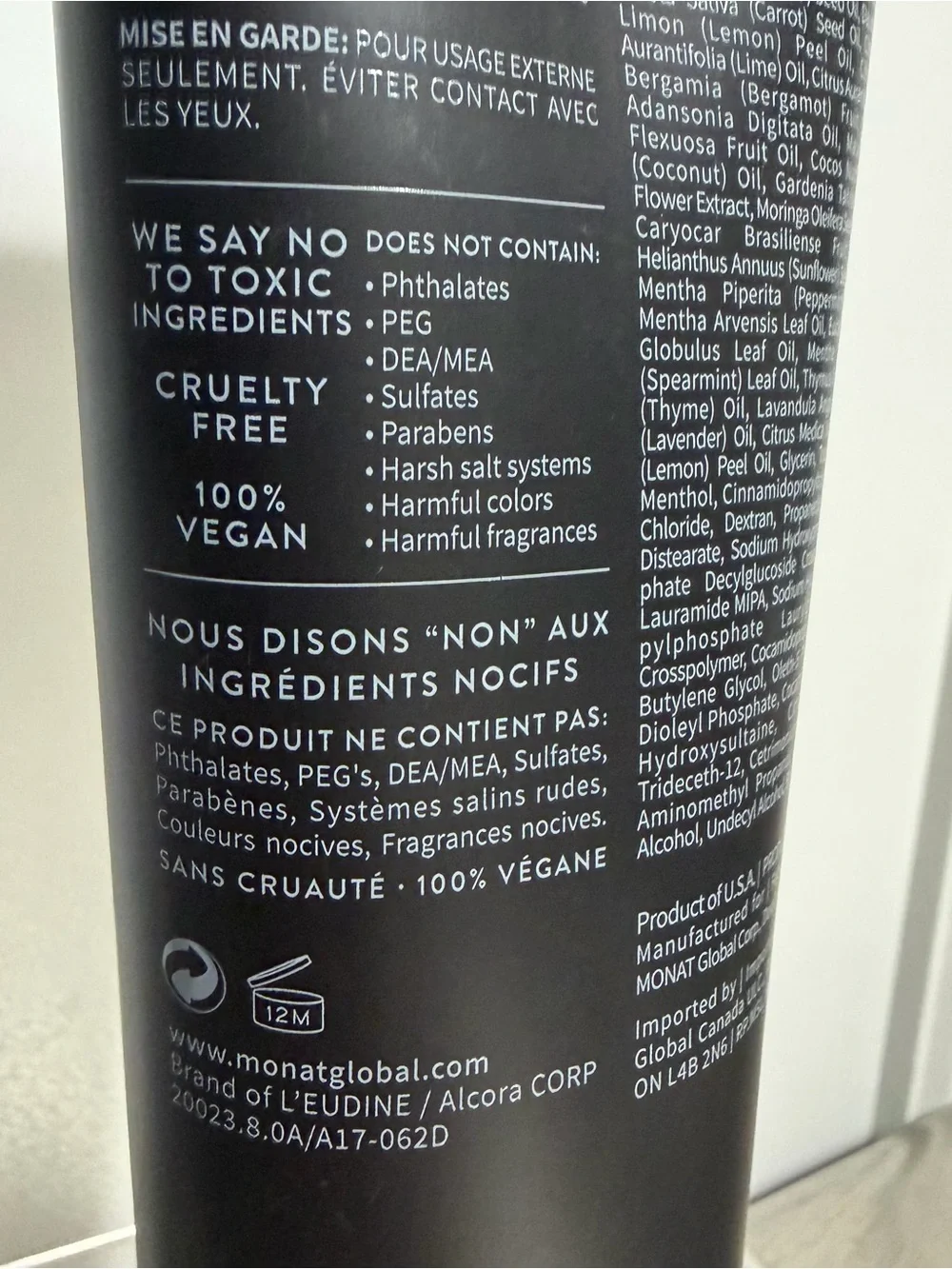 MONAT GLOBAL brand new